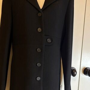 Sophisticated Black J. Crew  Women's Lined Coat